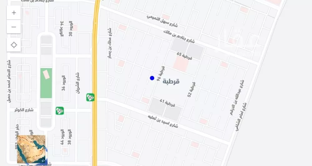 أرض للبيع في شارع قرطبة 126, حي قرطبة, مدينة حفر الباطن, المنطقة الشرقية 1 صورة