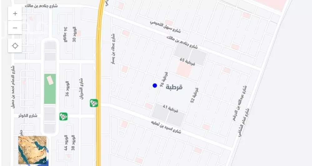 أرض للبيع في شارع قرطبة 126, حي قرطبة, مدينة حفر الباطن, المنطقة الشرقية 1 صورة