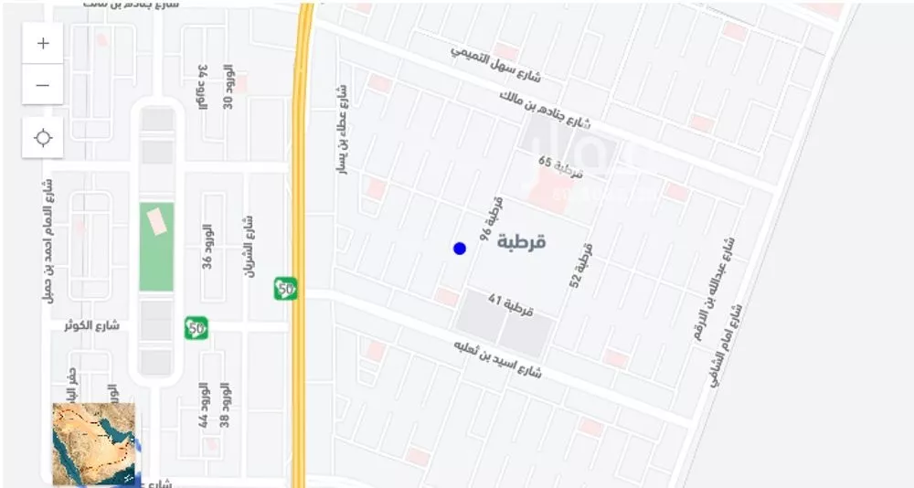 أرض للبيع في شارع قرطبة 126, حي قرطبة, مدينة حفر الباطن, المنطقة الشرقية 1 صورة