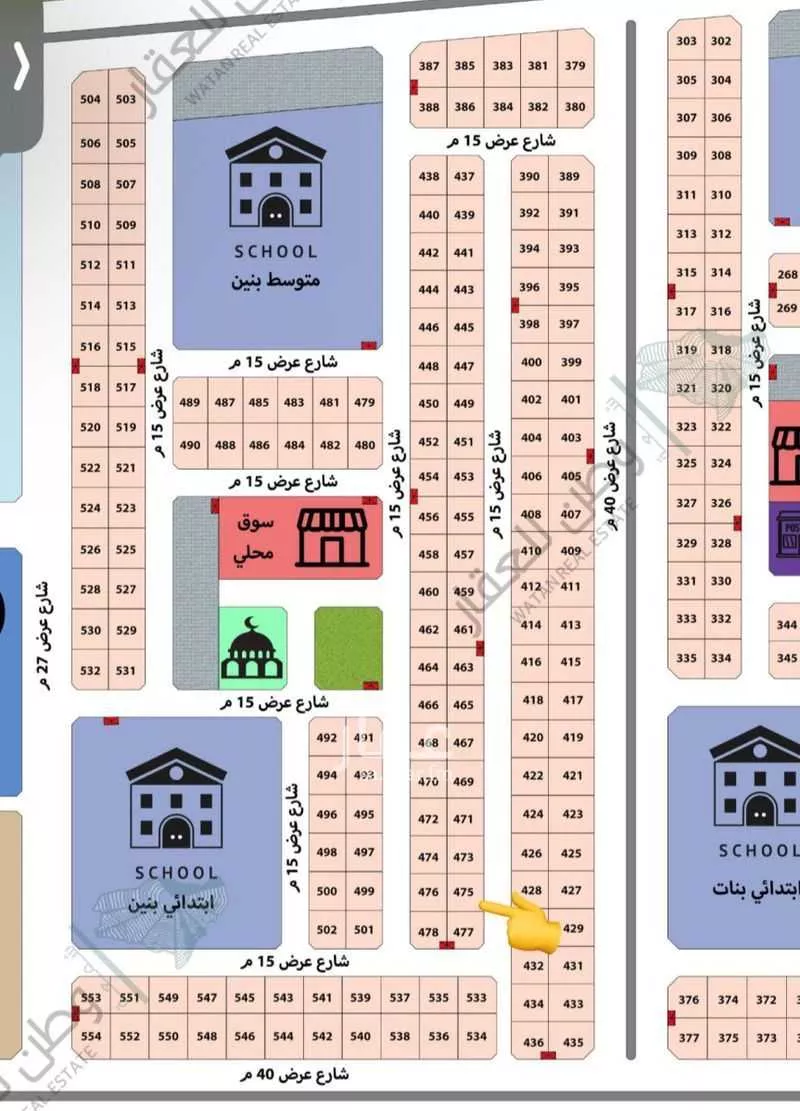 أرض للبيع في شارع عبدالرحمن ابن احمد, حي الأمراء, مدينة الاحساء, المنطقة الشرقية 1 صورة