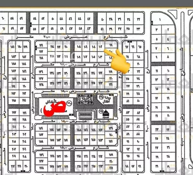 أرض للبيع في شارع القمري, حي الورود الثالث, مدينة الاحساء, المنطقة الشرقية 1 صورة