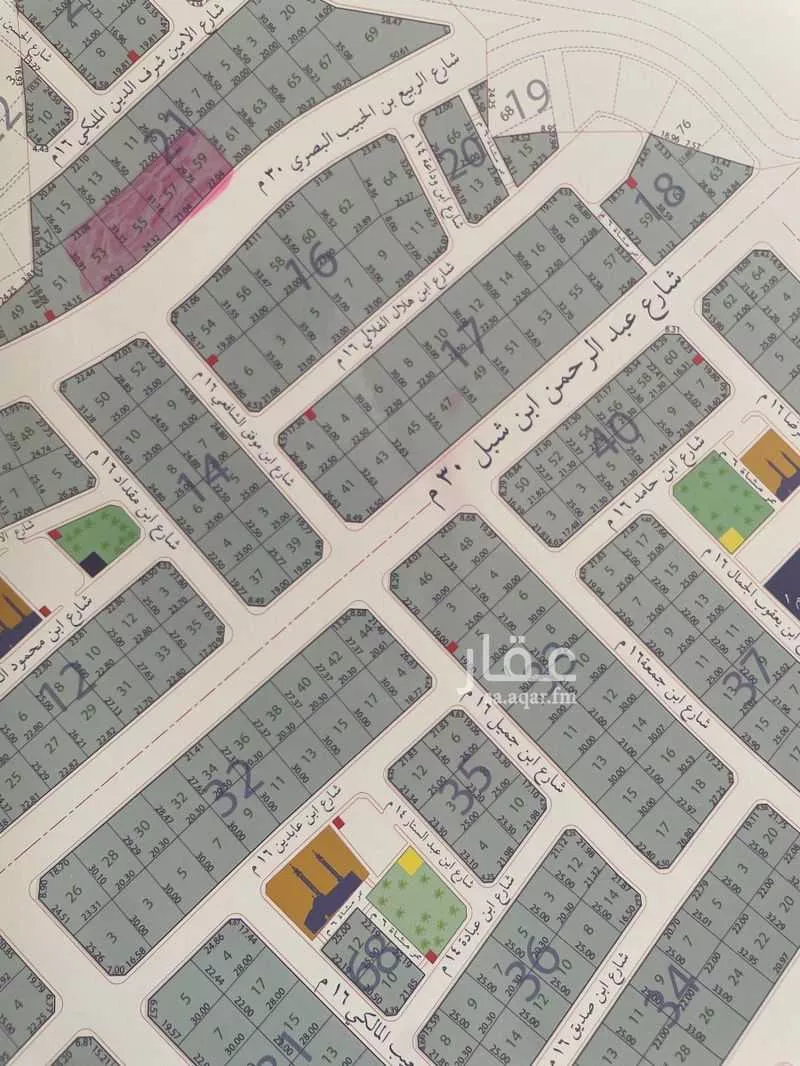 أرض للبيع في شارع الربيع بن حبيب البصرى, حي وادي مذينب, مدينة المدينه المنوره, منطقة المدينة المنورة 1 صورة