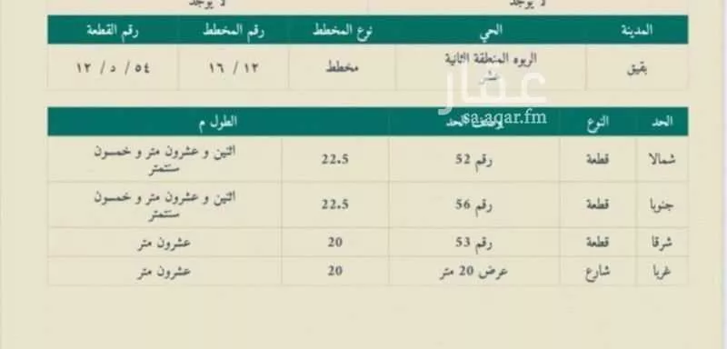 أرض للبيع في حي حي الربوة - بقيق, مدينة بقيق, المنطقة الشرقية 1 صورة