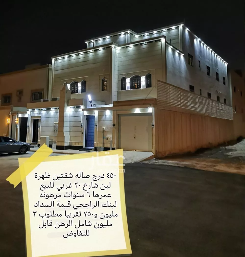 فيلا للبيع في شارع رقم 369, حي ظهرة لبن, مدينة الرياض, منطقة الرياض 1 صورة