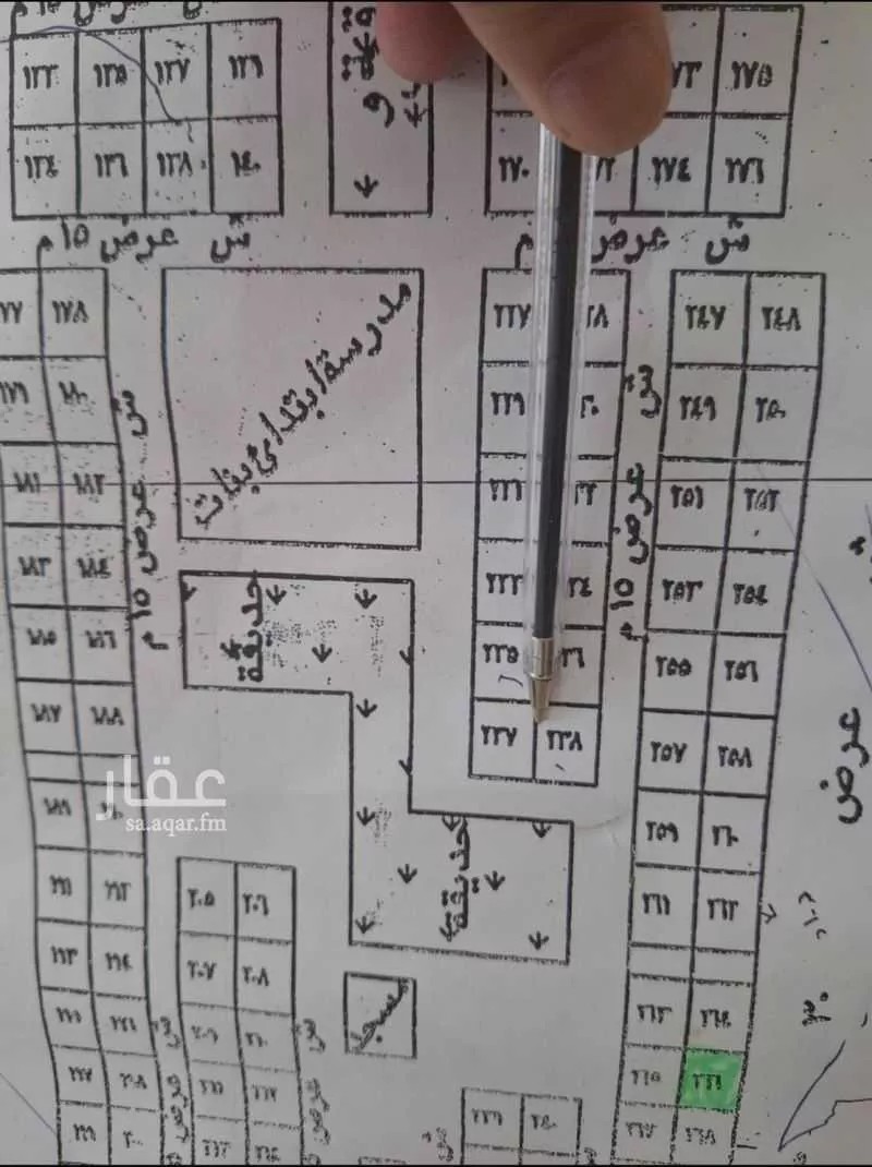 أرض للبيع في شارع عثمر المخطط 230, حي عثمر , مدينة عثمر المخطط, منطقة حائل 1 صورة