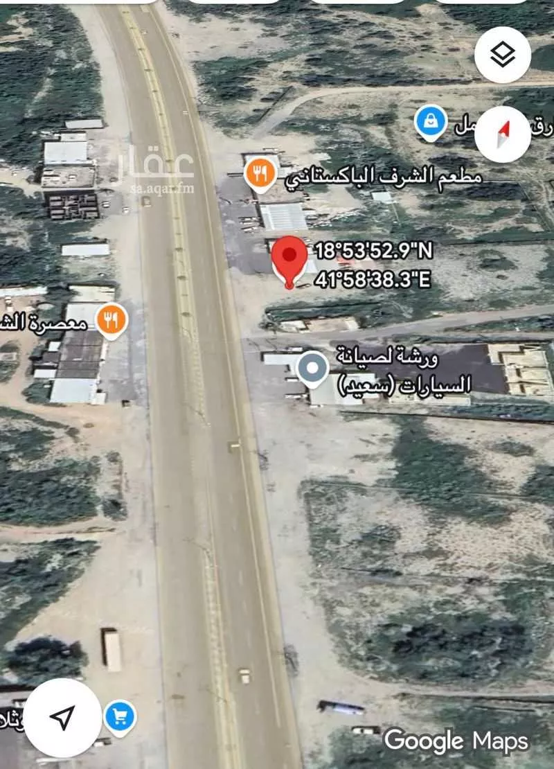 أرض للإيجار في شارع جدة محايل عسير , حي العيريه (المعيريه), مدينة العيريه (المعيريه), منطقة عسير 1 صورة