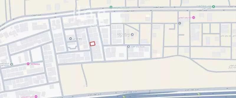 أرض للبيع في شارع قرظه بن كعب ، حي حثم ، المدينة المنورة ، منطقة المدينة المنورة 1 صورة
