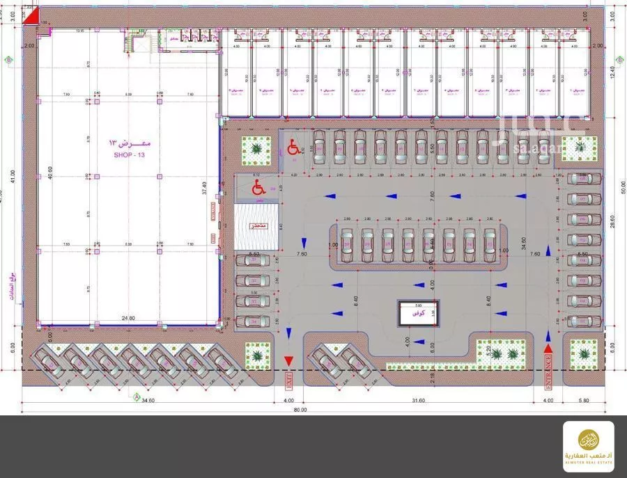 محل للإيجار في شارع الأشقر, حي الجنادرية, مدينة الرياض, منطقة الرياض 1 صورة
