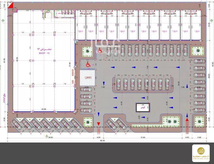 محل للإيجار في شارع الاشقر, حي الجنادرية, مدينة الرياض, منطقة الرياض 1 صورة