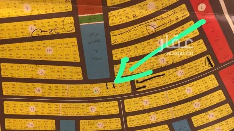 أرض للبيع في شارع عبد المنعم بن صالح ، حي الدانة ، الهفوف‎ ، الاحساء 1 صورة