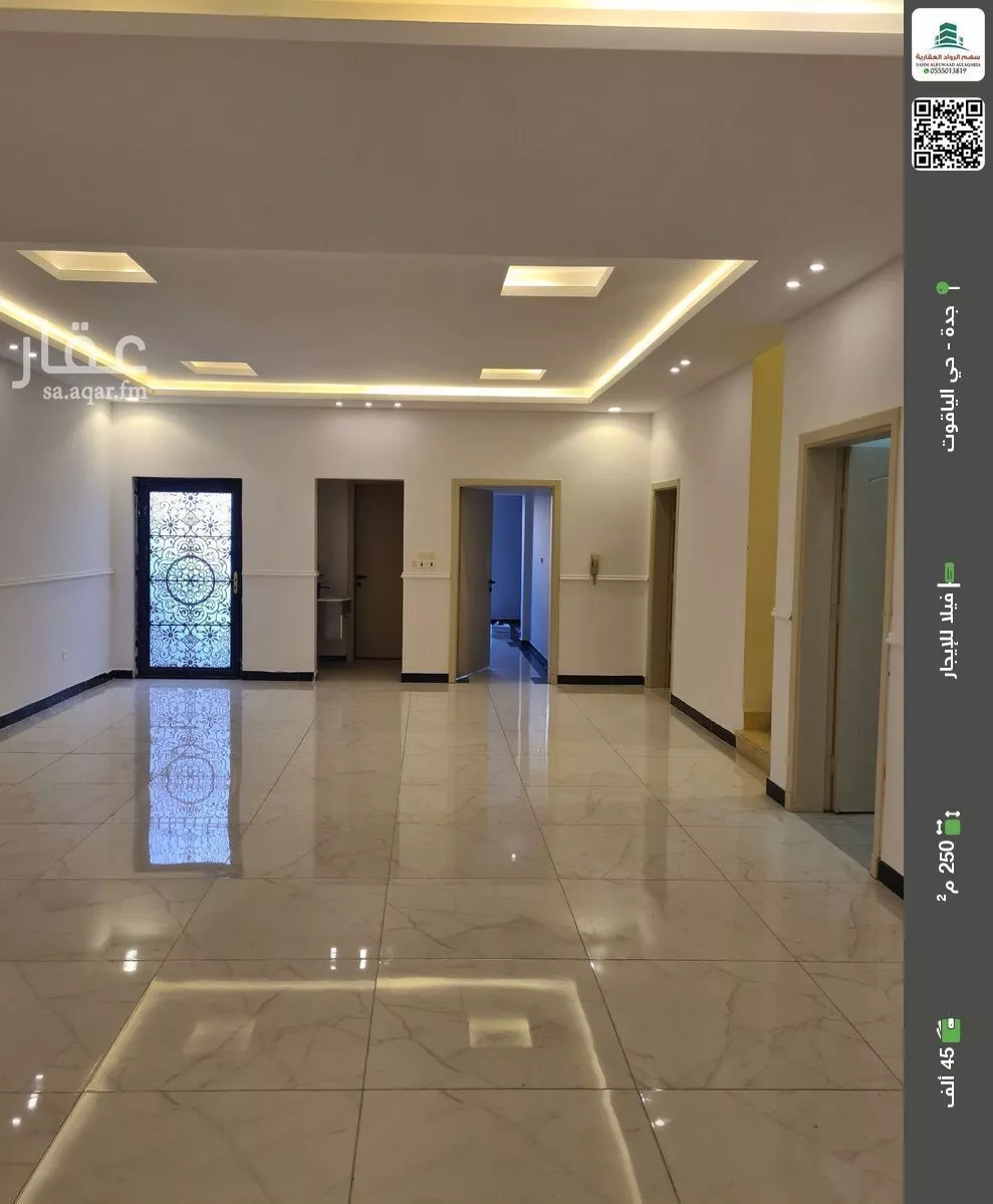 فيلا للإيجار في شارع عبد الواحد بن جديد, حي الياقوت, مدينة جدة, منطقة مكة المكرمة 1 صورة