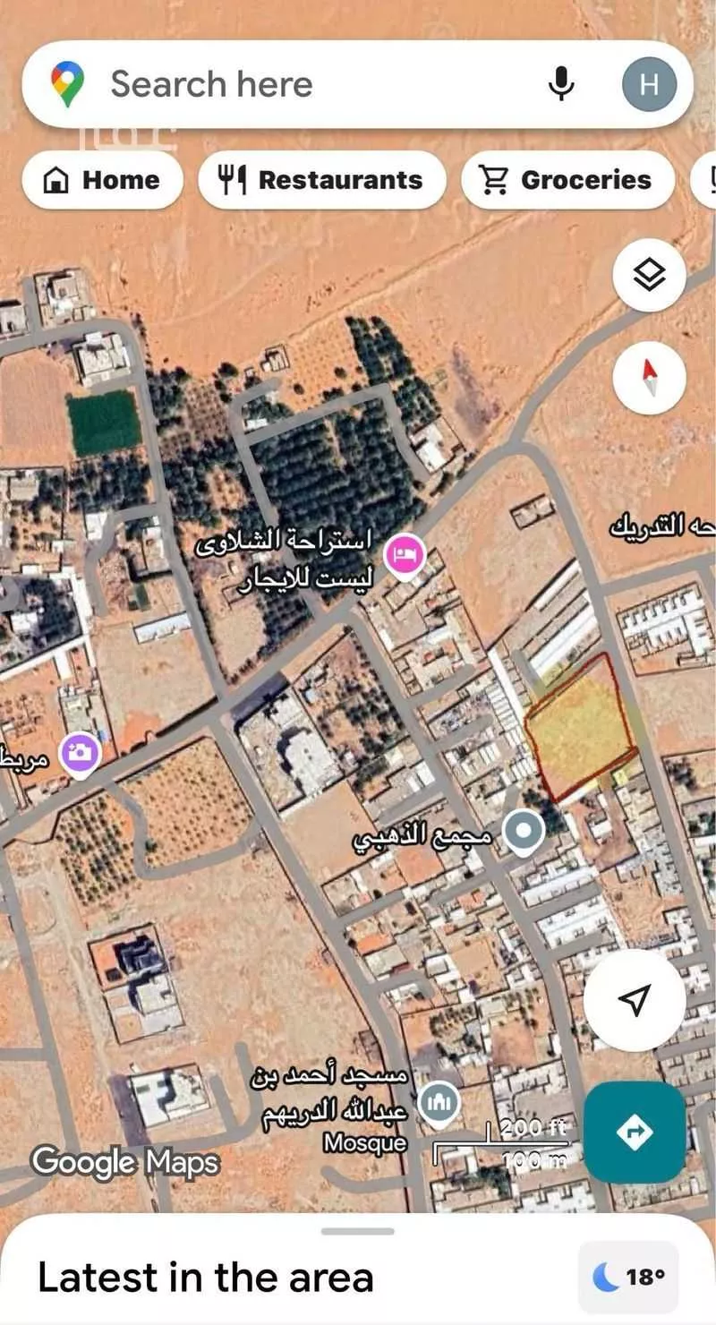 أرض للبيع في شارع لبابة البغدادية, حي اليمامة, مدينة الخرج, منطقة الرياض 1 صورة