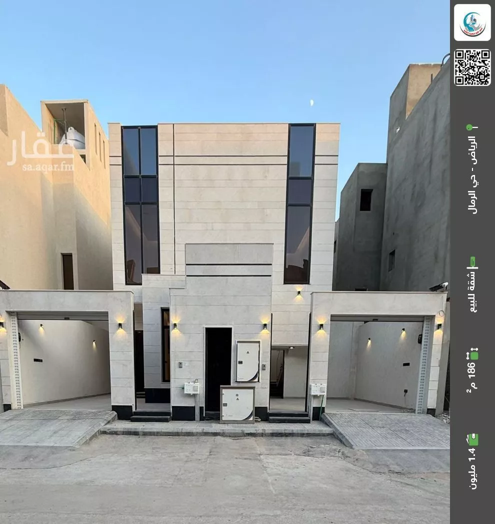 شقة للبيع في شارع محمد بن زين العابدين, حي الرمال, مدينة الرياض, منطقة الرياض 1 صورة