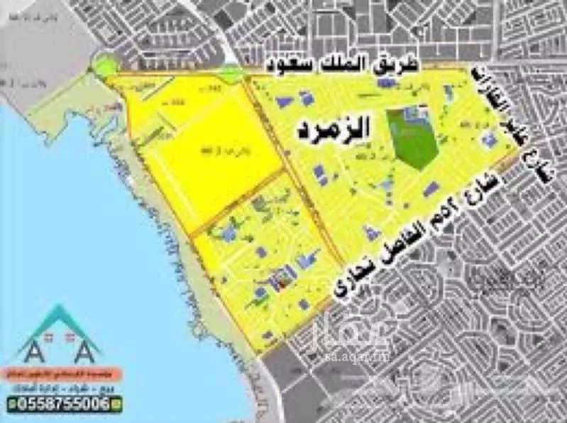 أرض للبيع في شارع إبراهيم بن جابر, حي الزمرد, مدينة جدة, منطقة مكة المكرمة 1 صورة