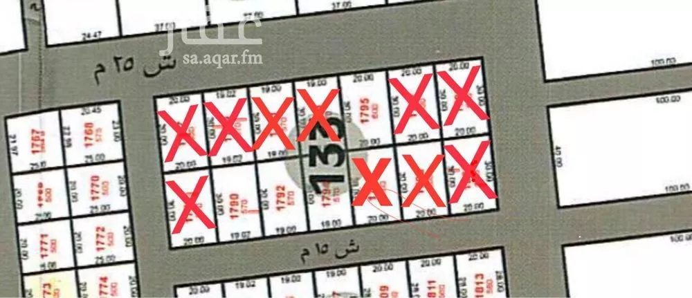 أرض للبيع في شارع شارع 97 ح, حي المحمدية 1, مدينة جازان, منطقة جازان 1 صورة
