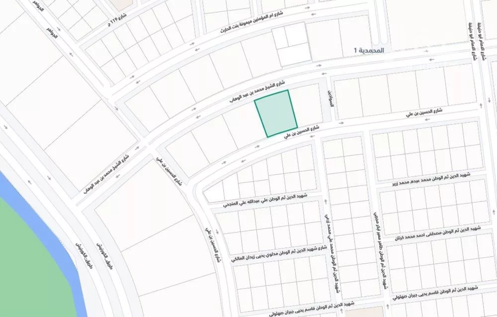 أرض للبيع في شارع الشيخ محمد بن عبدالوهاب, حي المحمدية 1, مدينة جازان, منطقة جازان 1 صورة
