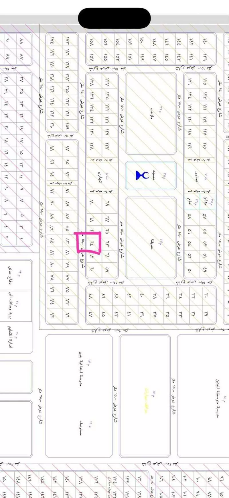 أرض للبيع في شارع 1111, حي مشرف, مدينة القنفذة - مشرف, منطقة مكة المكرمة 1 صورة