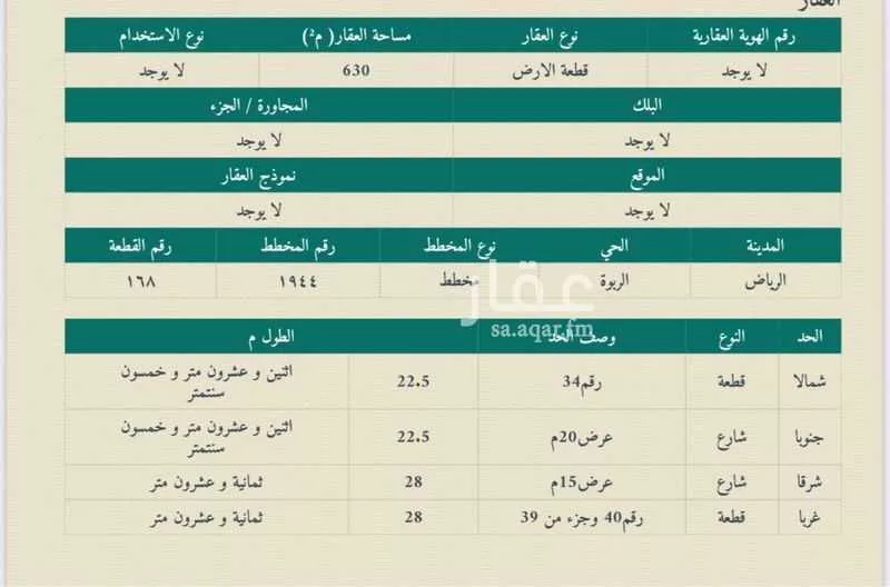 فيلا للبيع في شارع عبدالرحمن الفرضي, حي الربوة, مدينة الرياض, منطقة الرياض 1 صورة