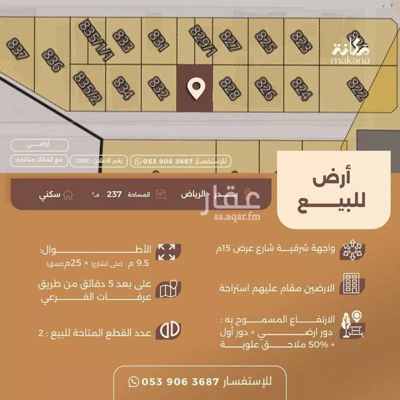 أرض للبيع في شارع رقم 14, حي بدر, مدينة الرياض, منطقة الرياض 1 صورة