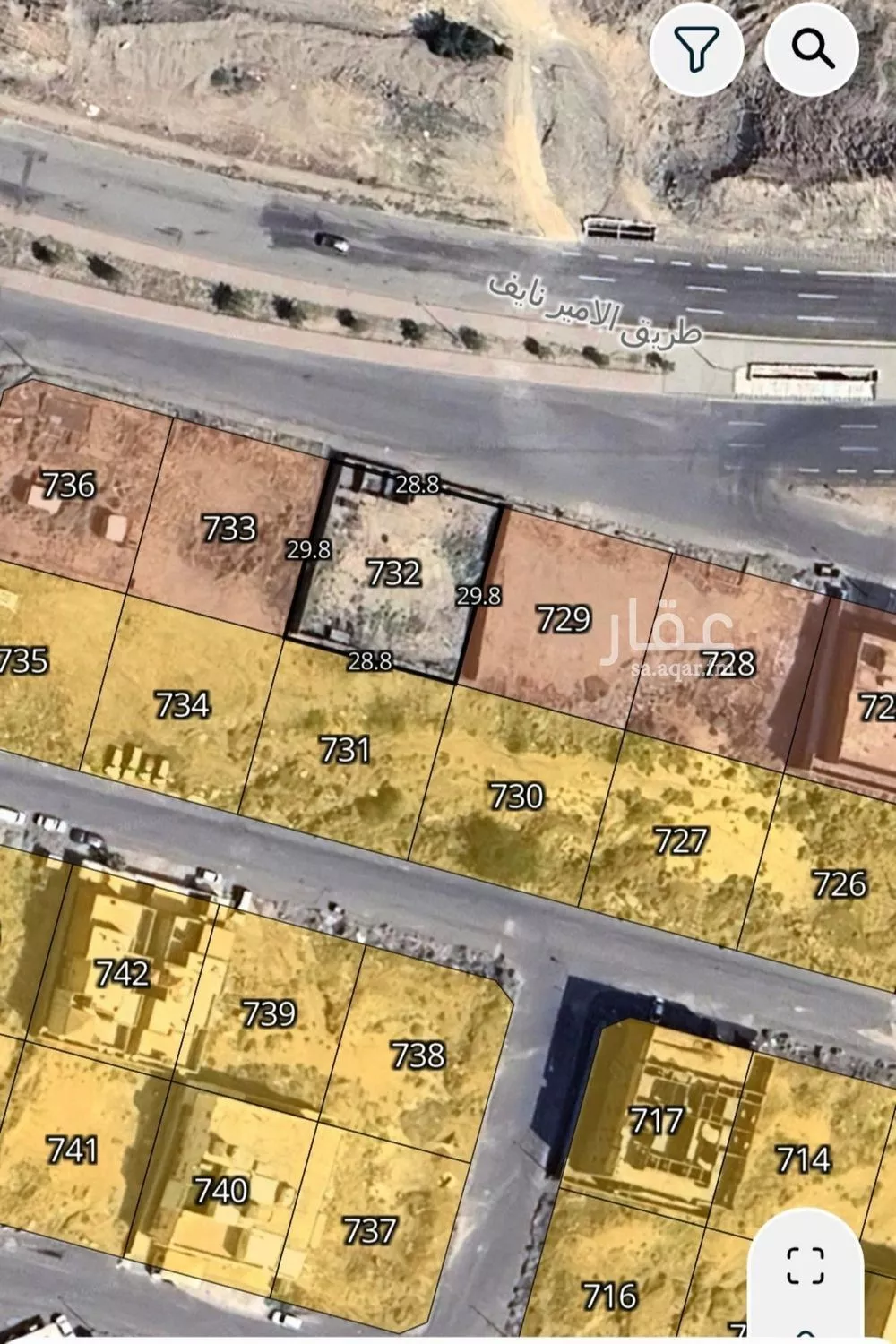 أرض للبيع في طريق الامير نايف بن عبد العزيز ، حي الملك فهد ، مكة ، منطقة مكة المكرمة 1 صورة