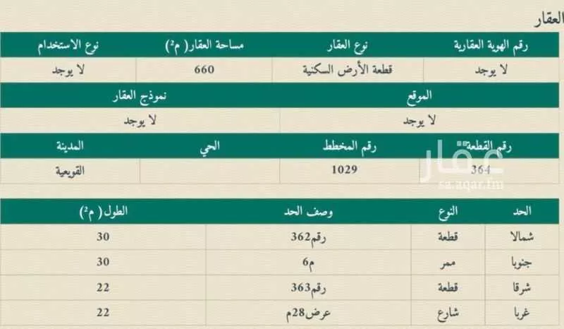 أرض للبيع في القويعية ، القويعية 1 صورة
