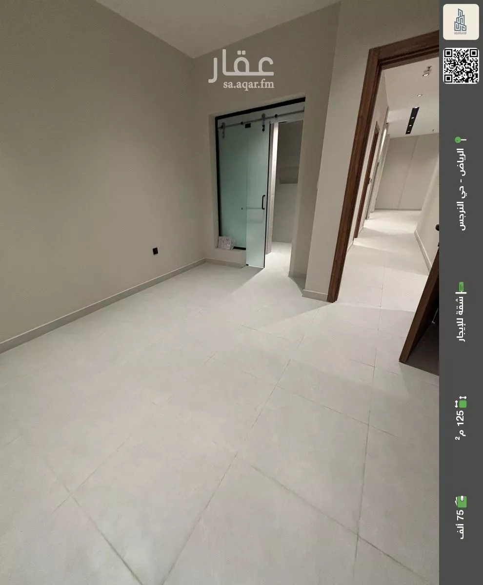شقة للإيجار في شارع سليمان بن عبدالله الجبرين, حي النرجس, مدينة الرياض, منطقة الرياض 1 صورة