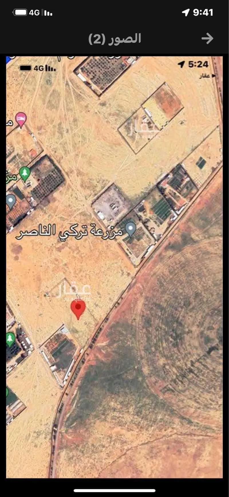 أرض للبيع في شارع مخطط البيرق الاخضر, حي مزارع قصور النقعه, مدينة مزارع قصور النقعه, منطقة الرياض 1 صورة