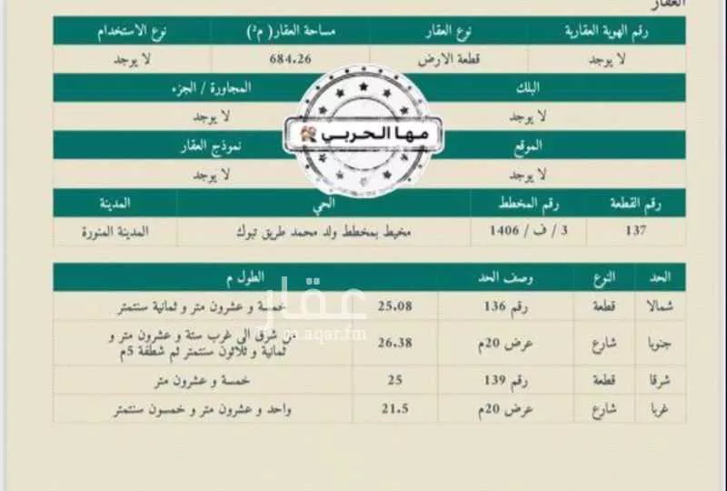 أرض للبيع في حي المندسة, مدينة المدينه المنوره, منطقة المدينة المنورة 1 صورة