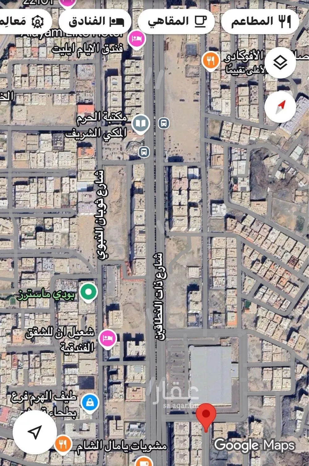 أرض للبيع في شارع الربيع بن عمرو بن ابي زهير, حي الهجرة, مدينة مكه المكرمه, منطقة مكة المكرمة 1 صورة
