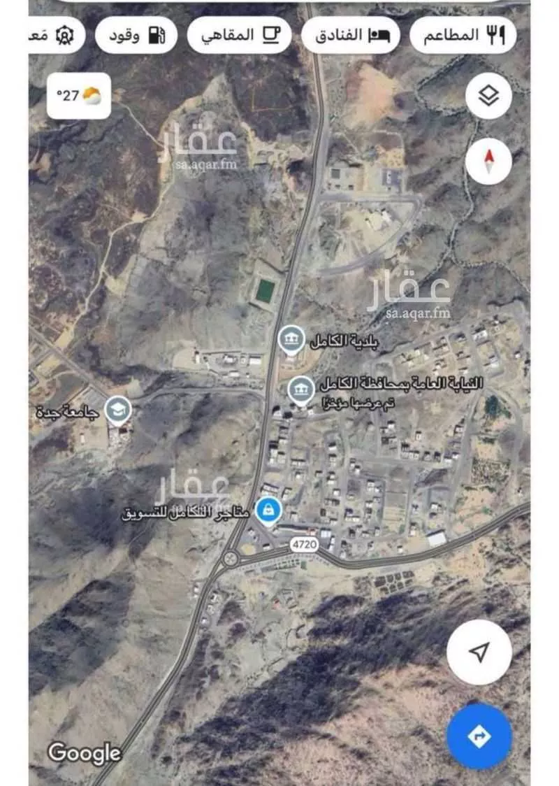 أرض للبيع في شارع خثيم السلمي, حي الكامل, مدينة الكامل, منطقة مكة المكرمة 1 صورة