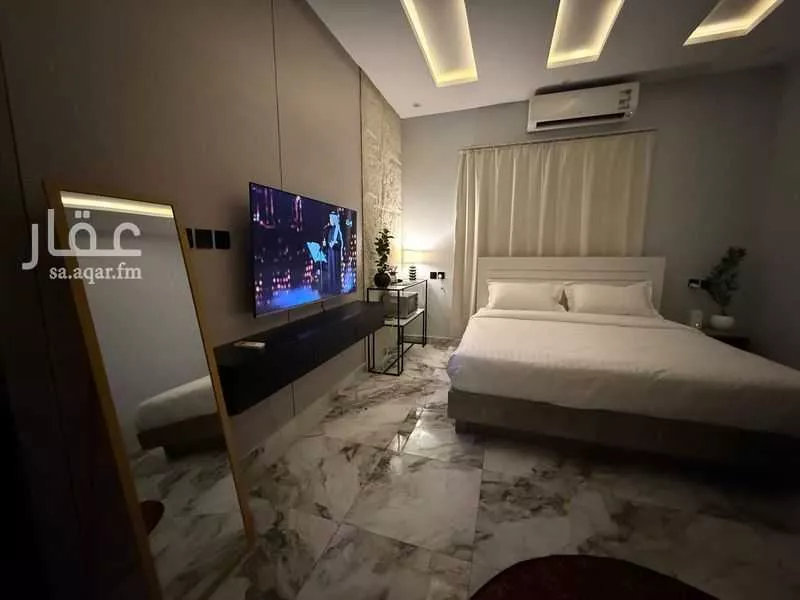 استديو مفروش للحجز في شارع عبدالله بن شهيوين ، حي العقيق ، الرياض ، منطقة الرياض 1 صورة