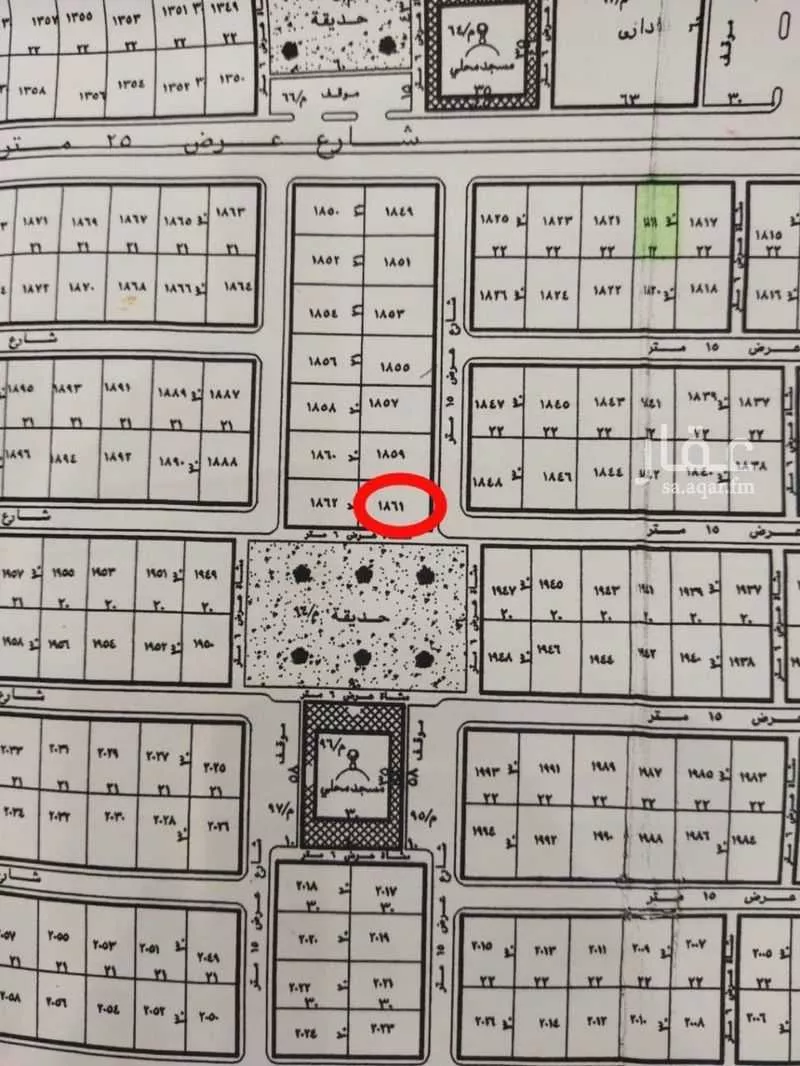 أرض للبيع في شارع الروضة 37 ، حرمة ، المجمعة 1 صورة