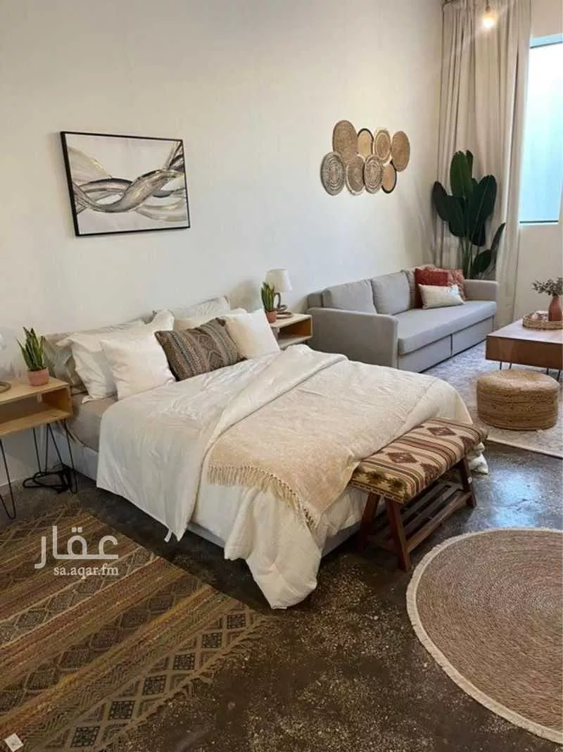 استديو مفروش للحجز في شارع الشيخ عبدالله بن جبرين ، حي القيروان ، الرياض ، منطقة الرياض 1 صورة