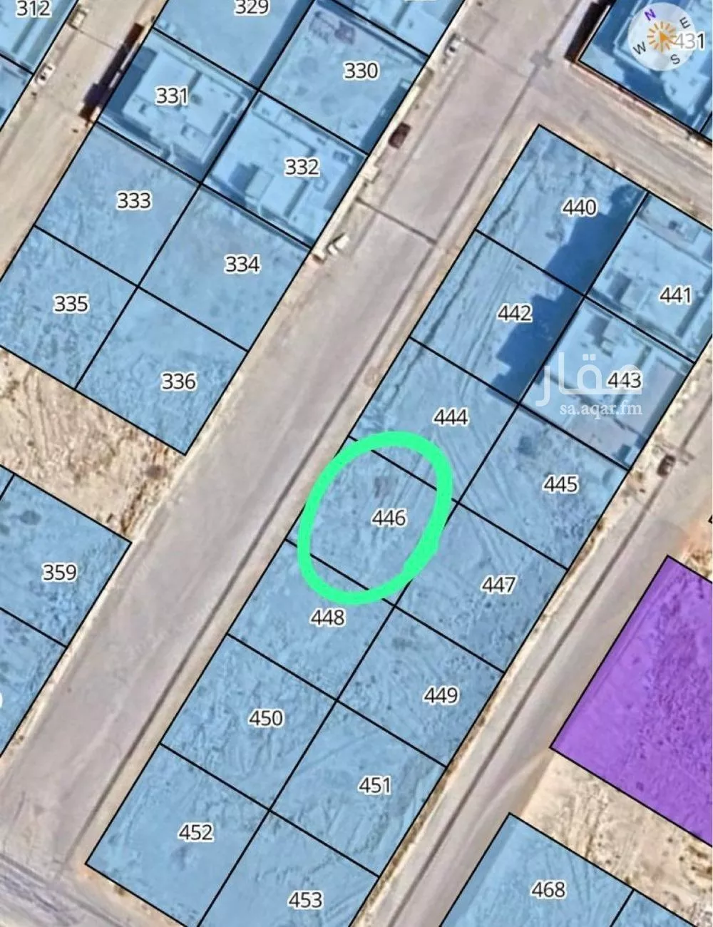 أرض للبيع في شارع الأمين, حي مشرف, مدينة الخرج, منطقة الرياض 1 صورة