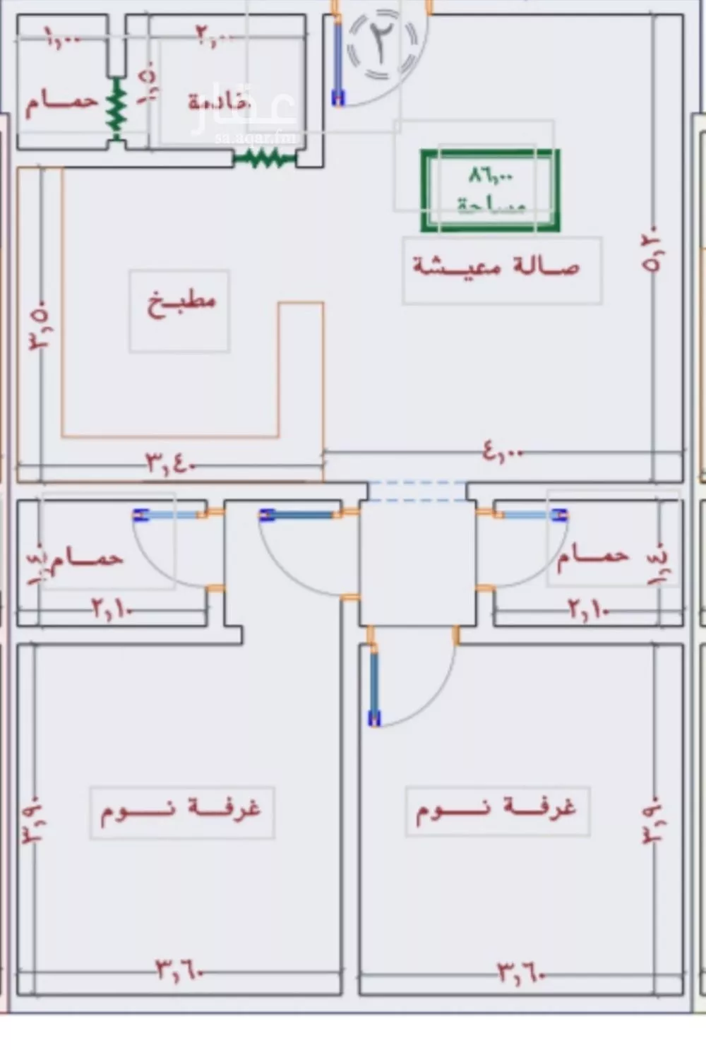 شقة للبيع في شارع حراء, حي النزهة, مدينة جدة, منطقة مكة المكرمة 1 صورة