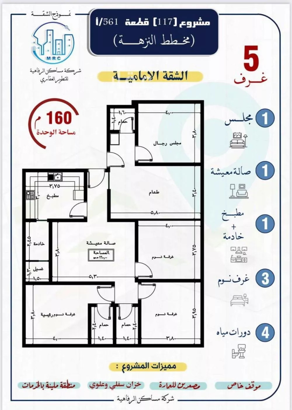 شقة للبيع في شارع غضا ابو فرانس, حي النزهة, مدينة جدة, منطقة مكة المكرمة 1 صورة