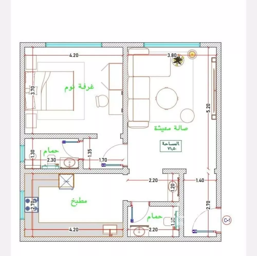 شقة للبيع في شارع طريق الملك عبدالله, حي الفيحاء, مدينة جدة, منطقة مكة المكرمة 1 صورة