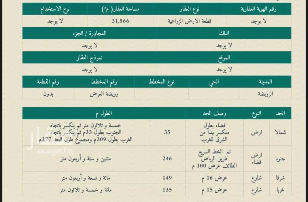 أرض للبيع في حي عصيله, مدينة عصيله, منطقة الرياض 1 صورة