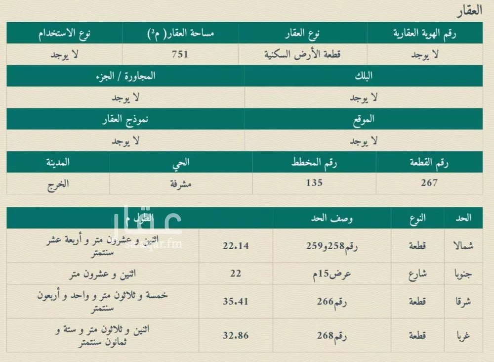 أرض للبيع في شارع مشرفة 7, حي مشرفة, مدينة الهياثم, منطقة الرياض 1 صورة