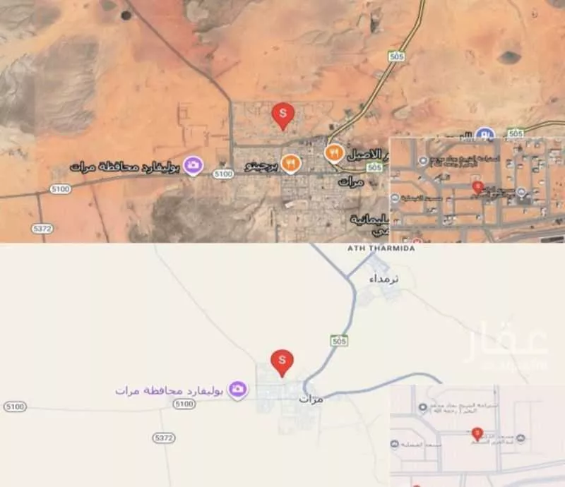 أرض للبيع في شارع العقلة, حي الفيصلية, مدينة مرات, منطقة الرياض 1 صورة