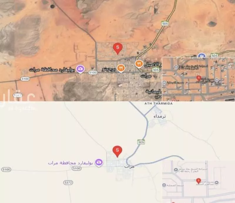 أرض للبيع في شارع باب البر ، حي الفيصليه ، مرات ، مرات 1 صورة