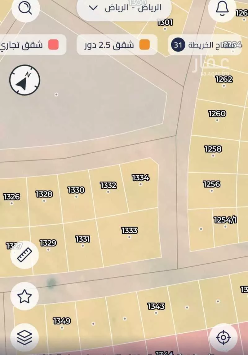 أرض للبيع في شارع شارع الحرمين, حي عريض, مدينة الرياض, منطقة الرياض 1 صورة