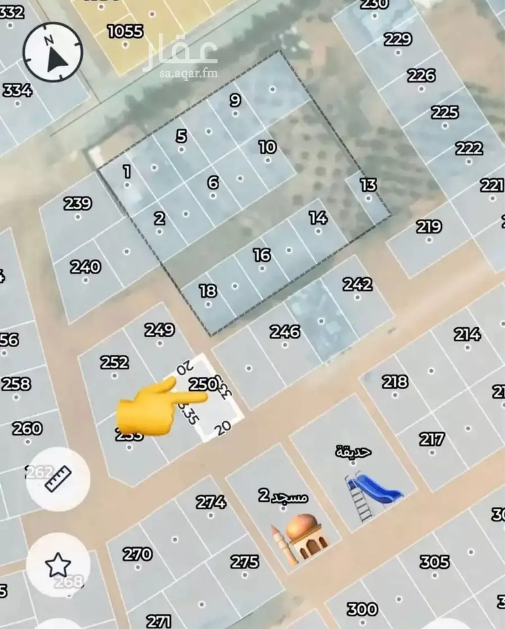 أرض للبيع في شارع بدون اسم, حي اليرموك, مدينة بريدة, منطقة القصيم 1 صورة