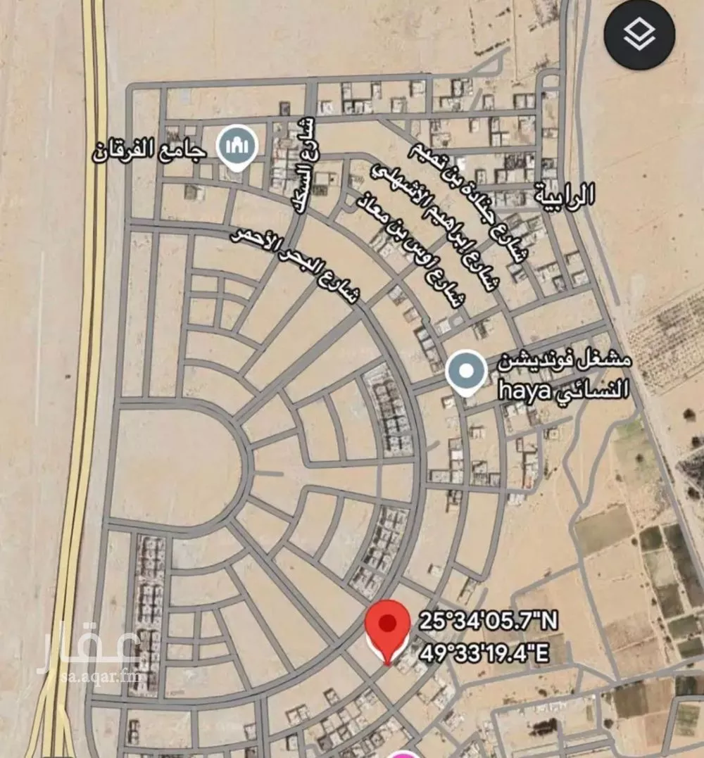 أرض للبيع في شارع ثور السلمي, حي الرابية, مدينة العيون, المنطقة الشرقية 1 صورة