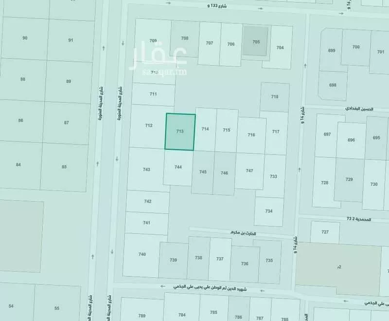 أرض للبيع في شارع المدينة المنورة , حي المحمدية 2, مدينة جازان, منطقة جازان 1 صورة
