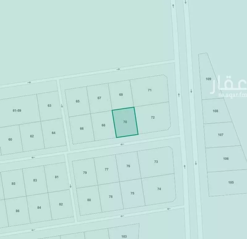 أرض للبيع في شارع الزهور, حي الزهور, مدينة جازان, منطقة جازان 1 صورة