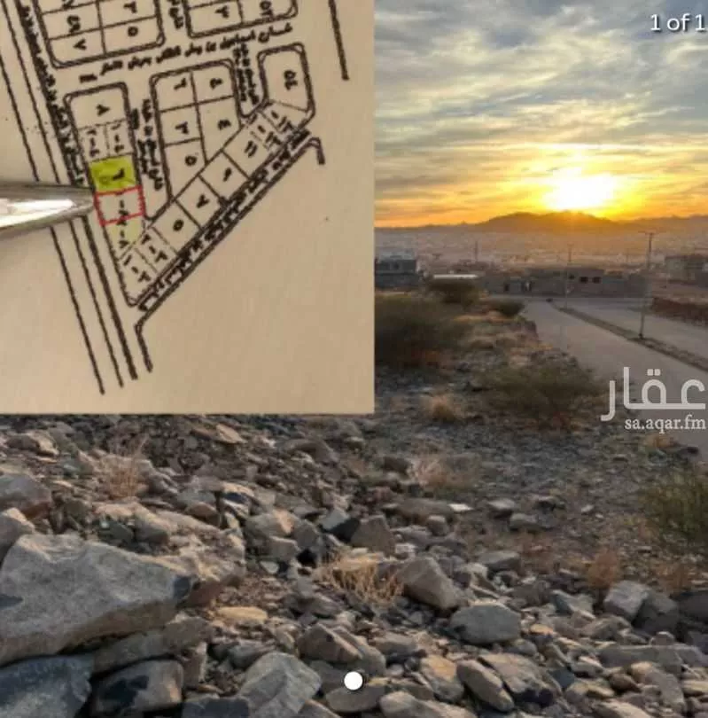 أرض للبيع في شارع اسحاق بن الحكم الاسدي, حي جبل عير, مدينة المدينة المنورة, منطقة المدينة المنورة 1 صورة