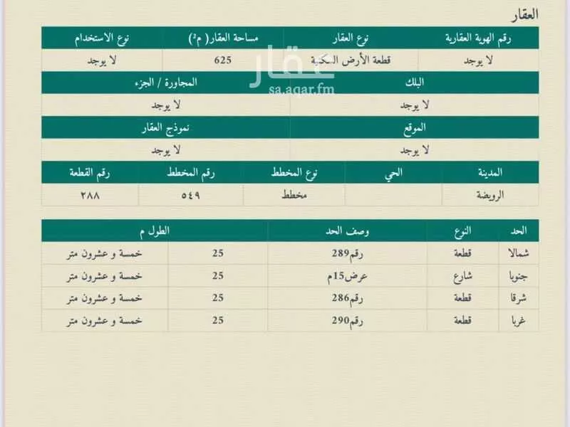 أرض للبيع في شارع الشهاده, مدينة طحي, منطقة الرياض 1 صورة