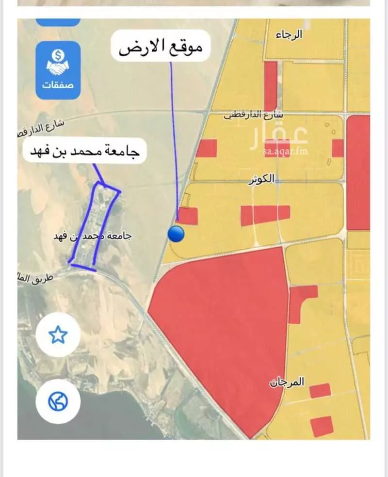 أرض للبيع في شارع الخالدية, حي الكوثر, مدينة الخبر, المنطقة الشرقية 1 صورة