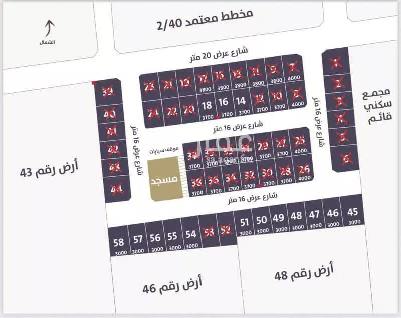 أرض للبيع في حي الأندلس, مدينة الخبر, المنطقة الشرقية 1 صورة